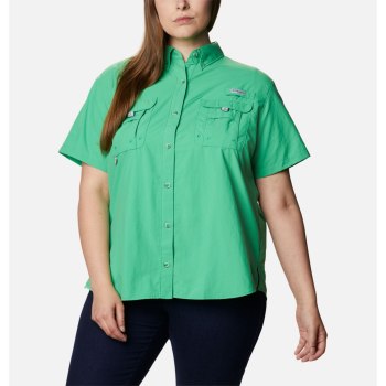 Dámské Košile Columbia PFG Bahama Short Sleeve Plus Size Tyrkysové ICSLWH807